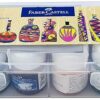 Faber-Castell Fabric Colours for Painting – 10ml x 12 Shades | Fabric Paint Set