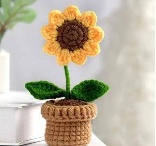 Crochet Flower Pot