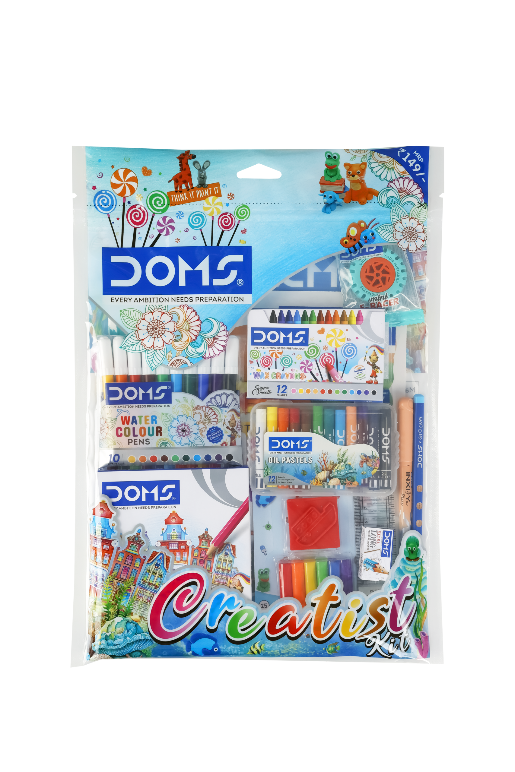 DOMS Creatist Kit | Including 11 Stationary Items | Useful for Gifting