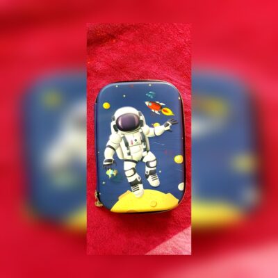 Big Size Eva 3D Cover Large Capacity Bike Pencil Case Compartments, School Pouch Premium Holder (Blue) (Space Astronaut Pencil Case Compartments, School Pouch Premium Stylish Pen Holder)