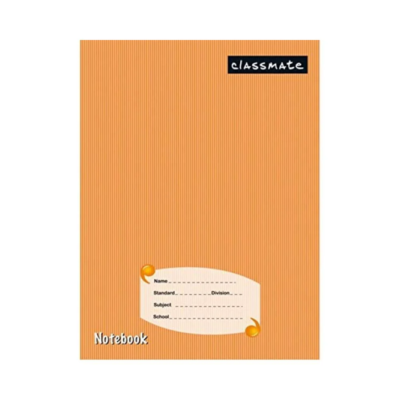 3 - CLASSMATE, Exercise Book - Soft Bound 172 Pages (English + Maths + Hindi)