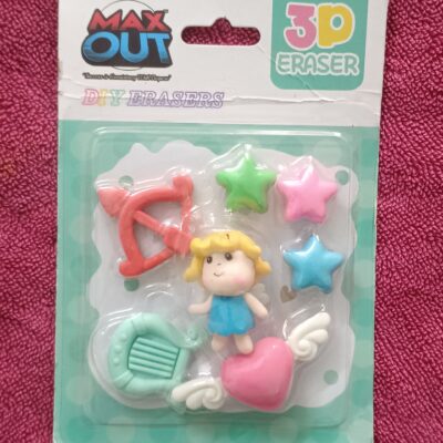 Max Out 7 Eraser for Kids Cartoon Theme Erasers Set for Kids, Eraser for Girls Eraser Set for Return Gift, Stationary Set for Kids, Rubber Eraser for Kids, Stationary Set for Girls & Boys