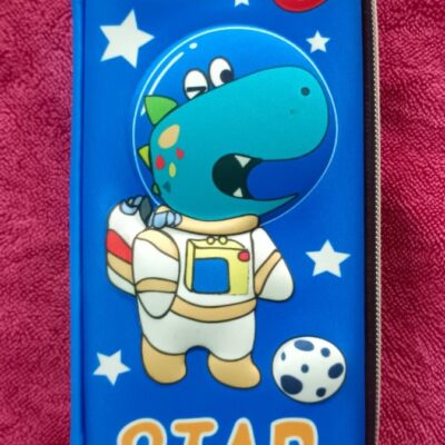 3D EVA Material Astronaut Pen & pencil Pouch I Large Capacity Pencil Pouch Bag Compass School Pouch Organizer for Students Kids Premium Stylish Pen Holder Pouch Stationery Box Return Gifts for Kids