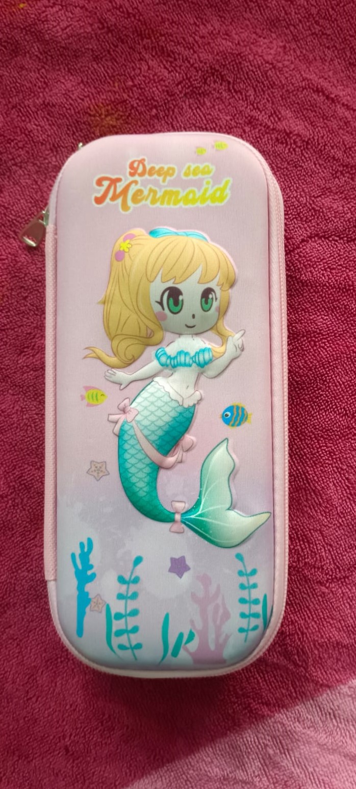 3D EVA Material Astronaut Pen & pencil Pouch I Large Capacity Pencil Pouch Bag Compass School Pouch Organizer for Students Kids Premium Stylish Pen Holder Pouch Stationery Box Return Gifts for Kids